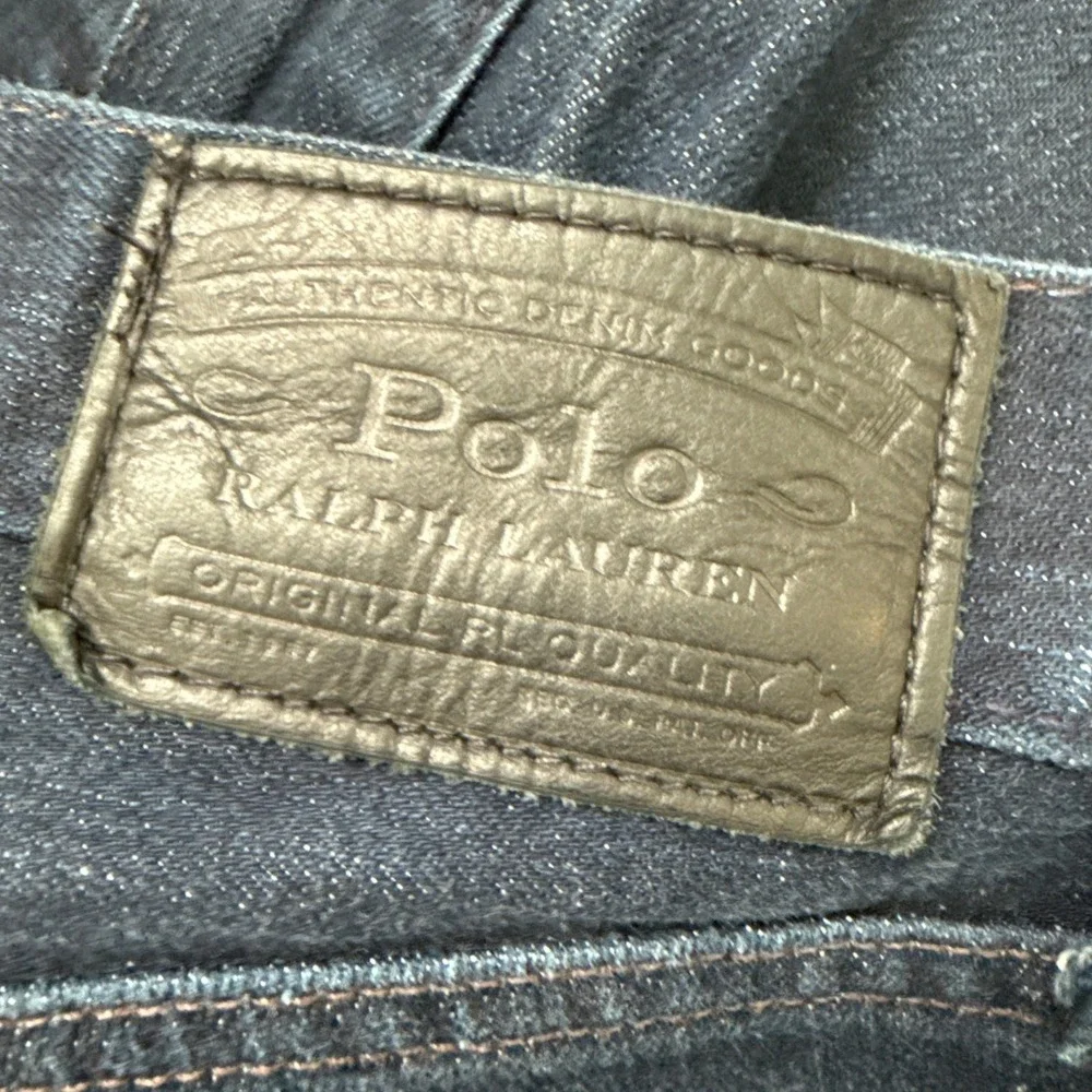 Polo Ralph Lauren Hampton Relaxed Straight Jeans Mens 30x30 Dark Blue Denim